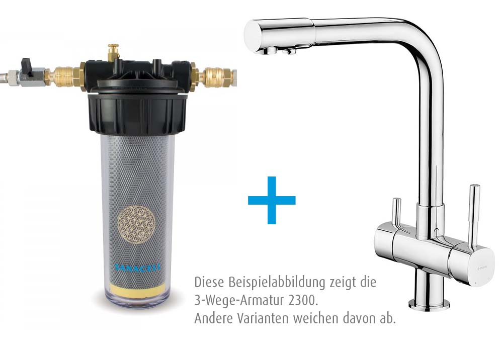 SANACELL VARIO mit 3-Wege-Armatur